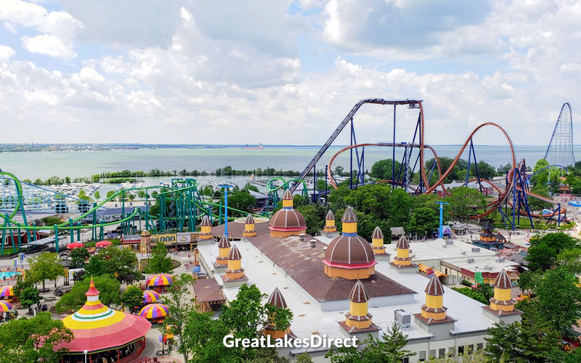 Cedar Point amusement park near Sandusky