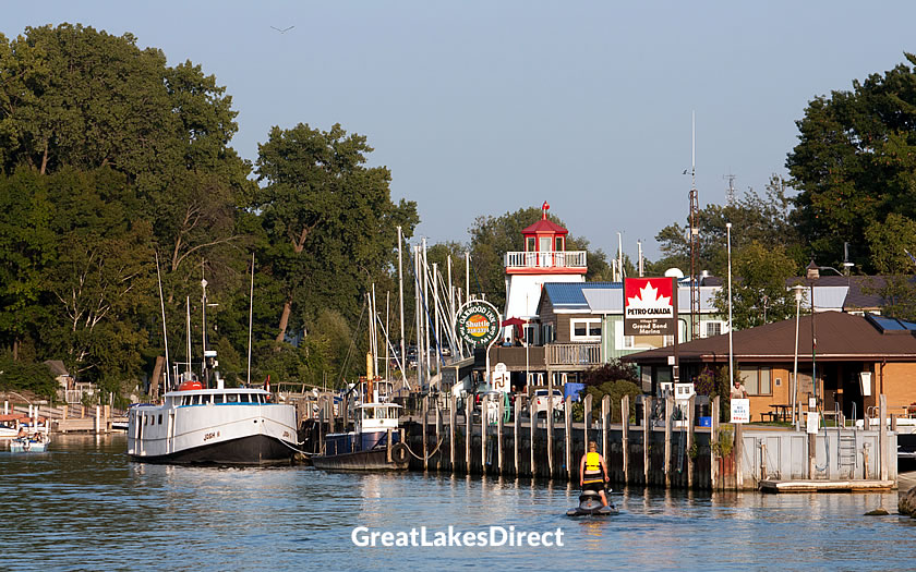 The harbour at Grand Bend, Ontario